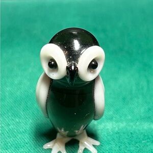 Vintage Murano Glass Owl Figurine